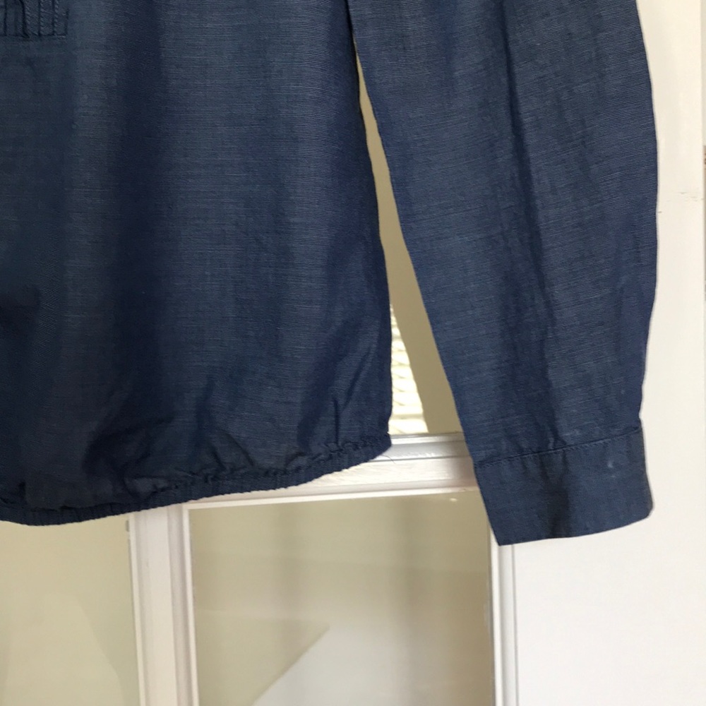 LOFT Ruffle-Neck Blouse - Picture 4 of 8